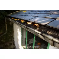 Plasă pentru streșini negru 6mx0,17m