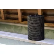Plasă pentru streșini negru 6mx0,17m