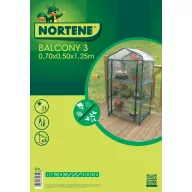 Casă de folie de balcon Balcony 3 1,25x0,5x0,7m
