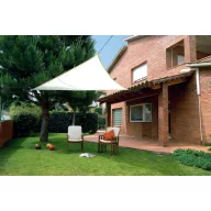   Set de plasă de umbrire alungibilă Sun-net Kit Polyester bej 3,6x3,6x3,6 m