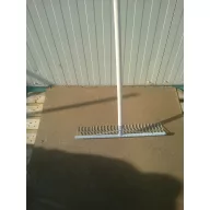 Greblă de colectare cu mâner din lemn 57cm  