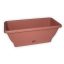 Ghiveci de flori balcoane, tavă lată teracotă 40 cm
