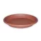 Tavă sub ghiveci plastic, striat teracotă 25 cm