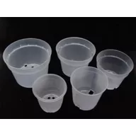 Ghiveci plastic incolor 17cm H17HSR