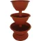 Piramidă de floare mică  teracotă