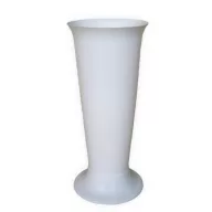 Vază de mormânt , cu talpă 9x27 cm