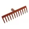 Greblă placă cu 12 dinți cu mâner