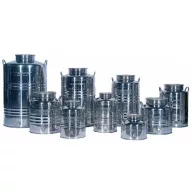 Bidon inox cu mânere laterale, cu robinet 50 l