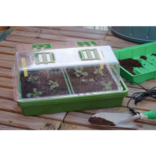 Mini seră poate fi încălzită "Heating Grow" 39x25x20 cm