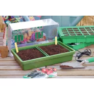   Mini seră poate fi încălzită "Heating Grow" 39x25x20 cm