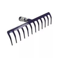 Greblă  cu 8 dinți MUTA, tratat termic cu mâner