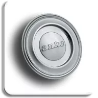   Manșon de perete cu inel de țeavă și dop, alb, diametrul de 130 mm