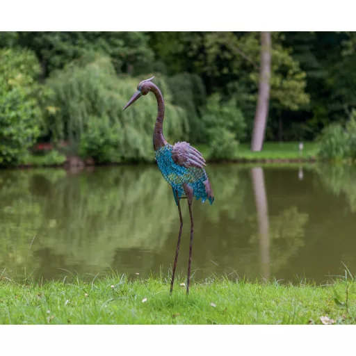 Figurină bâtlan din metal "Heron"