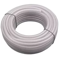   Furtun, transparent, cu inserție de țesut fi 12 mm 1/2 "25 m