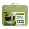 Plasă de umbrire alungibil Sun-net Kit Polyester verde 3,6x3,6x3,6 m