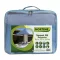 Plasă de umbrire alungibil Sun-net Kit Polyester albastru 3,6x3,6x3,6 m