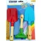 Set de  instrument de grădină pentru copii  3 buc, galben