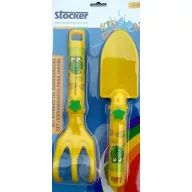 Instrument de grădină pentru copii 2 buc. plastic, galben