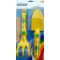 Instrument de grădină pentru copii 2 buc. plastic, galben