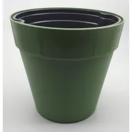  Olar decorativ verde 21 cm, cu ghivece de udare