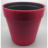  Olar decorativ roz 21 cm, cu ghivece de udare