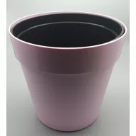    Olar decorativ cu ureche roz deschis 21 cm, cu ghivece de udare