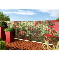   Plasă de umbrire pe o față pictată cu model de flori Stylia 1x3 m