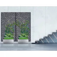 Panou decorativ din PP Mozaic 1x2 m gri
