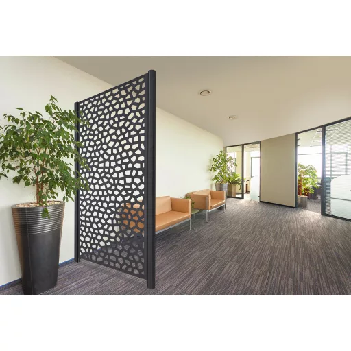 Panou decorativ din PP Mozaic 1x2 m gri