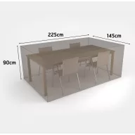  Pătură pentru mobilier de grădină  pentru masă rectangulară + 4 scaune  Covertop 225x145x90 cm