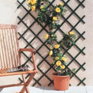 Grilă călugăriță plastic Trelliflex verde 0,5x1,5 m