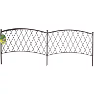 Frontieră de pat Classic Metal Border 0,4x1 m