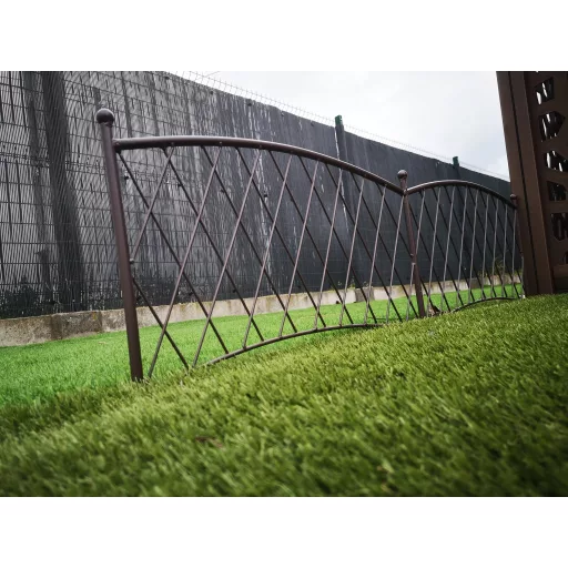 Frontieră de pat Classic Metal Border 0,4x1 m