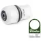Conector rapid 1/2" cu autostop de apă White line