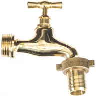 Robinet de grădină de cupru, capăt furtun 3/4"