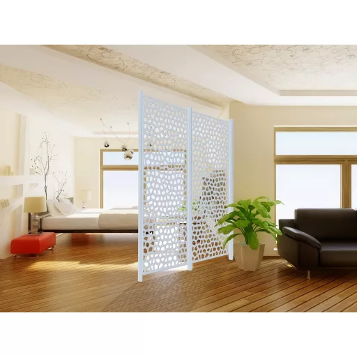 Panou decorativ Mozaic PP 1x2 m alb