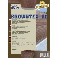 Plasă de gard BROWNTEX160 2X50 m maro 90%