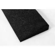   Placă de cauciuc profil de pornire, grosime 30 mm, negru, 1000x250 mm