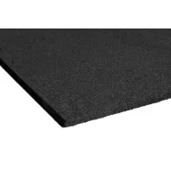   Placă de cauciuc pentru acoperirea terenului sportiv exterior Negru 30x1000x1000mm