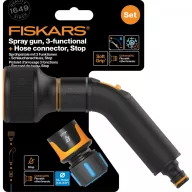   pistol de udat Comfort, 3 funcții + racord pentru furtun CF 13-15 mm, STOP Fiskars