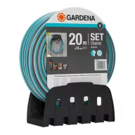   Suport de perete pentru furtun 20 m, cu furtun Classic 1/2" Gardena