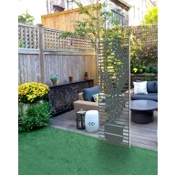   Panou metalic, cu motive decorative Panou deco Cactus verde 0,6x1,5 m