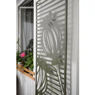   Panou metalic, cu motive decorative Deco panel Puppy verde măsliniu 0,6x1,5 m