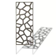   Panou metalic, cu motive decorative Deco panel culoare ardezie Stone 0,6x1,5 m
