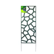   Panou metalic, cu motive decorative Deco panel culoare ardezie Stone 0,6x1,5 m