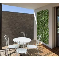 Perete verde cu frunze de dafin Vertical Lauro 1m x 1m