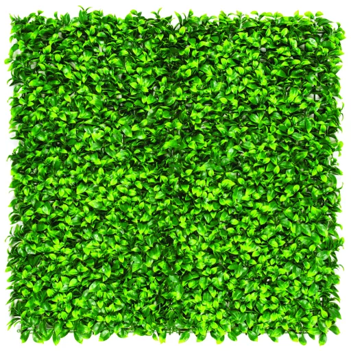 Perete verde cu frunze de dafin Vertical Lauro 1m x 1m