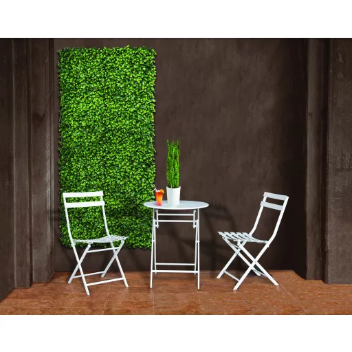 Perete verde cu frunze de dafin Vertical Lauro 1m x 1m