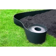 Bordură de grădină reciclată Etik negru 0,15x10m