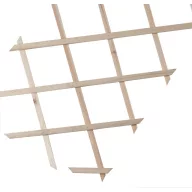 Gard din lemn „Trelliwood” maro 1x2 m